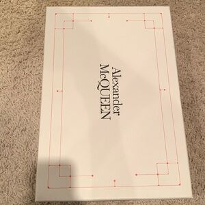 Alexander McQueen mens shoe box.  14 1/2”x9 3/4”. Great condition.